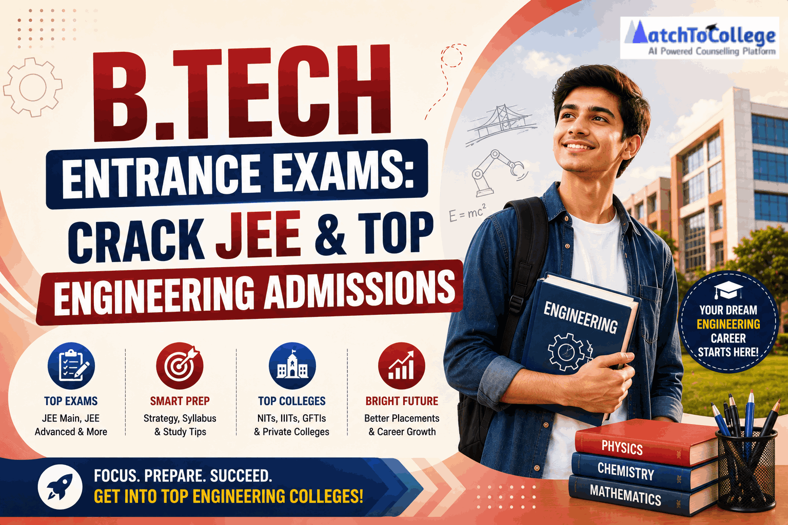 B.Tech & M.Tech Admissions: Crack Top Engineering Colleges B.Tech & M.Tech Admissions: Crack Top Engineering Colleges