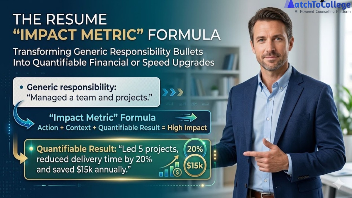Resume Impact Metrics: Quantify Achievements for Admissions