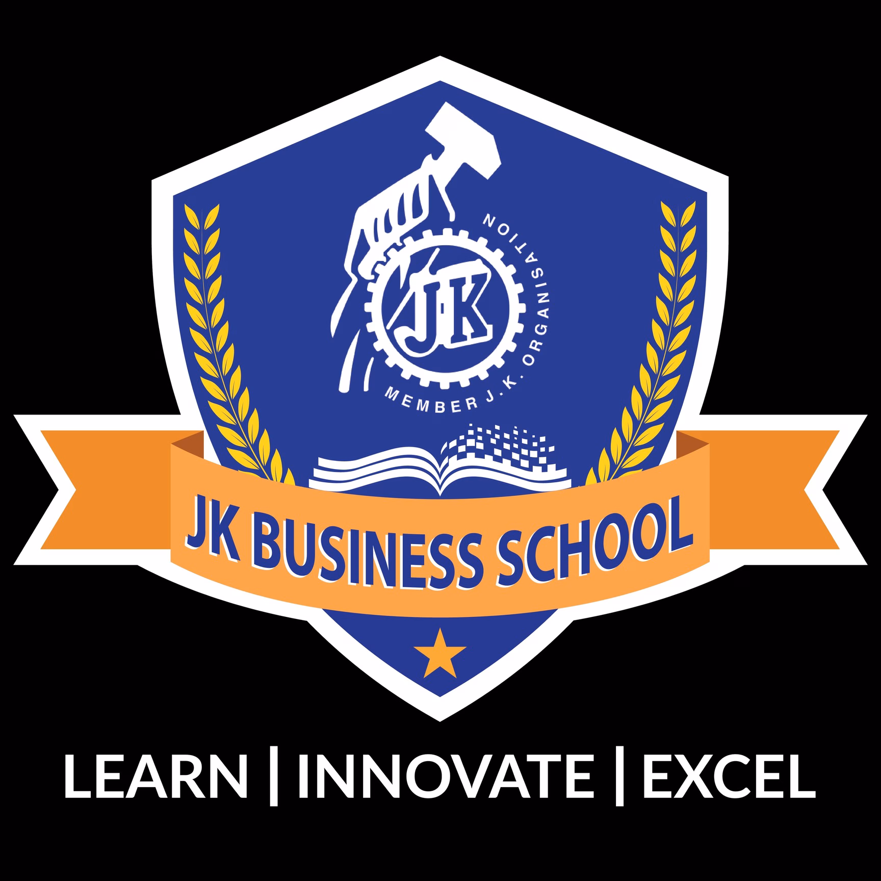 JK Business School  logo