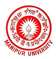Manipur University logo