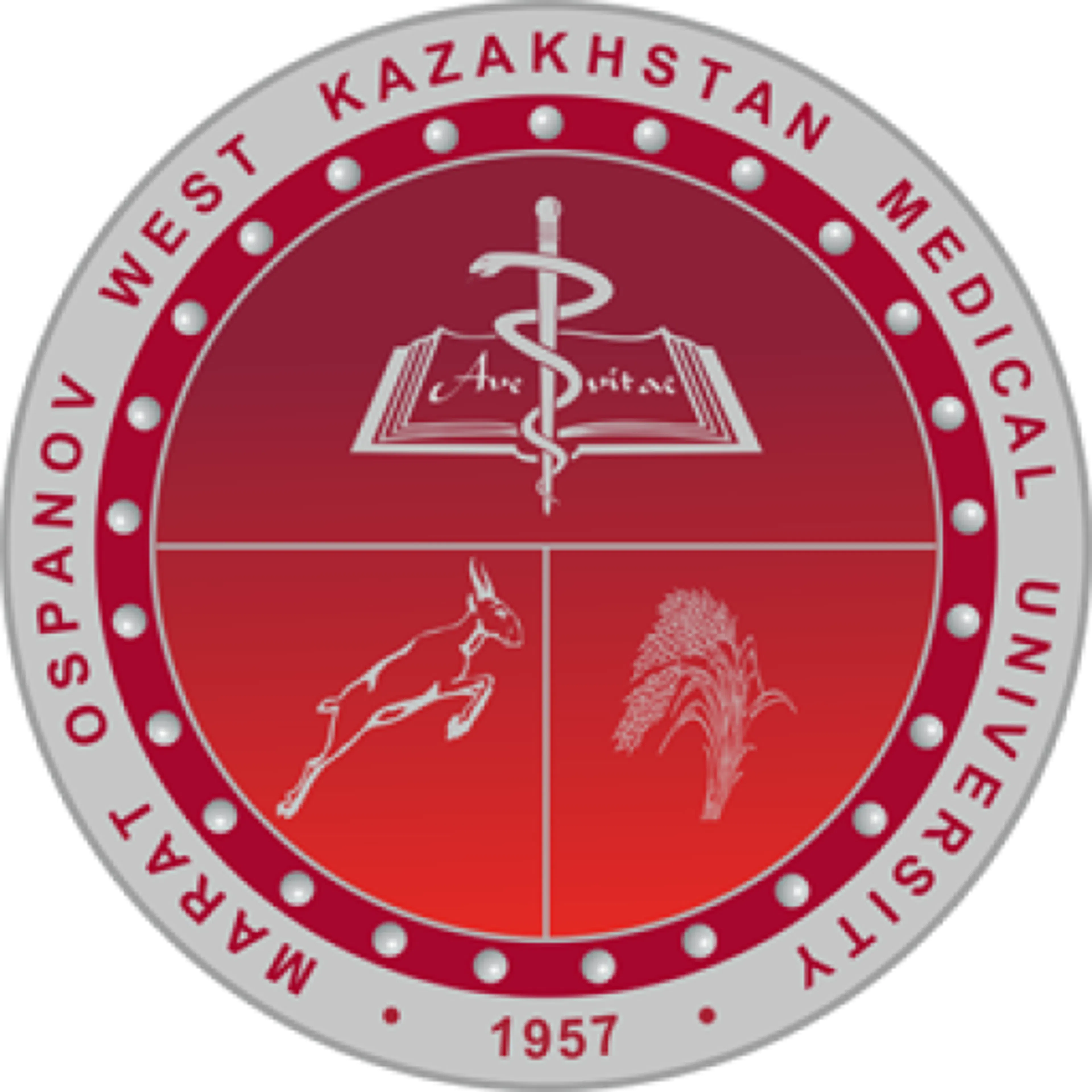 West Kazakhstan Marat Ospanov State Medical University logo